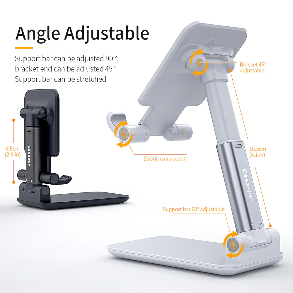 Adjustable Phone Stand for Desk & Bed