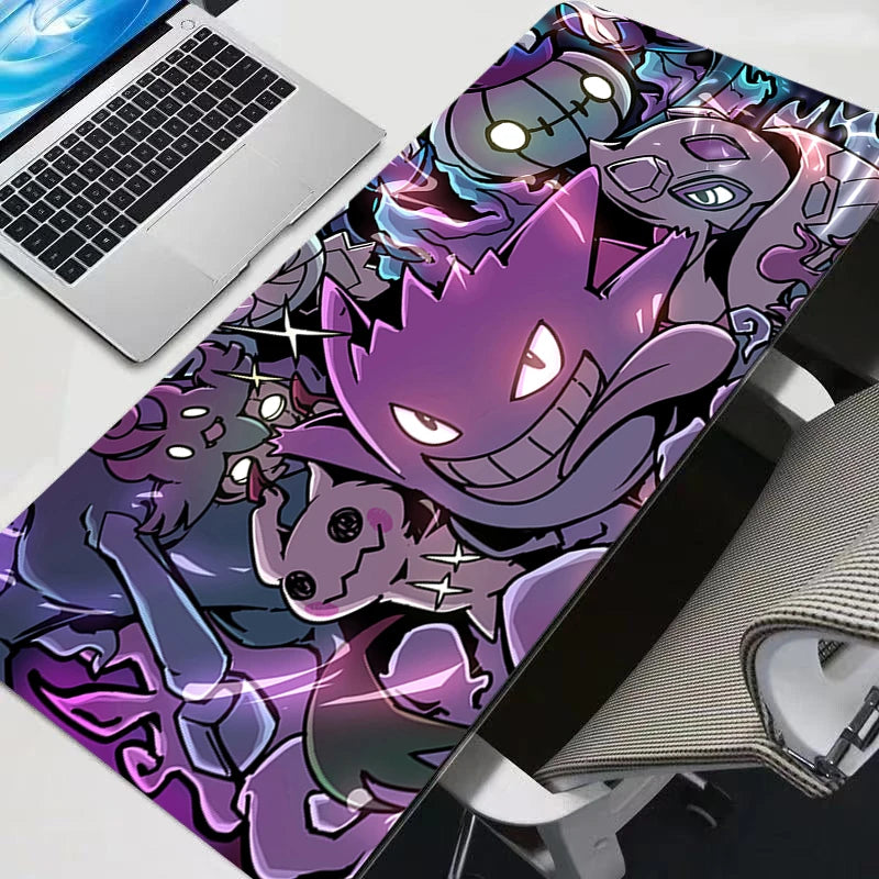 Large Gaming Mouse Pad - Gengar Anime Design