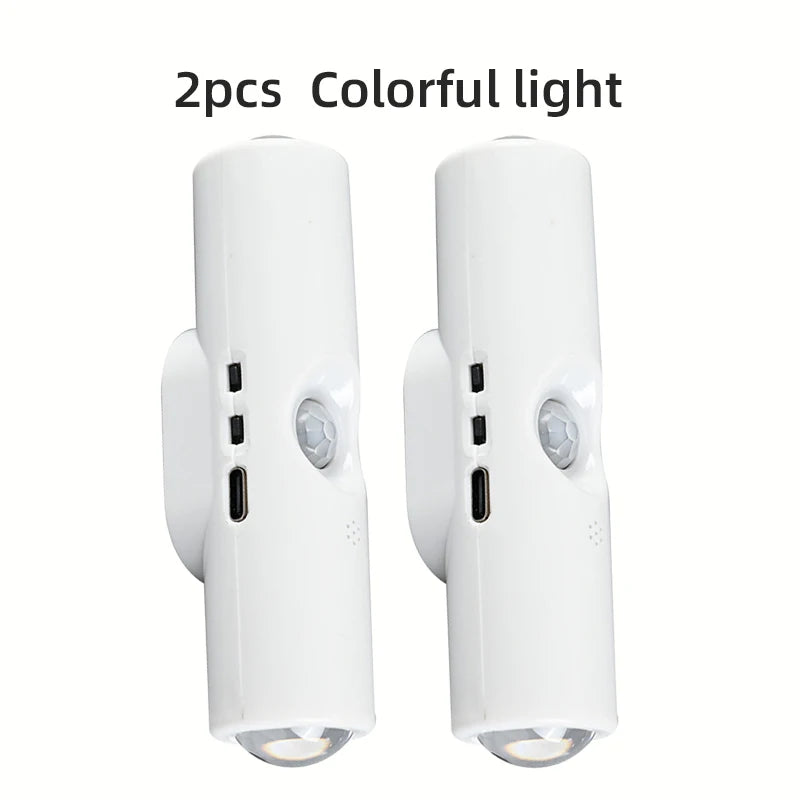 Smart Sensor Night Light - Rechargeable Wall Light with Dimming