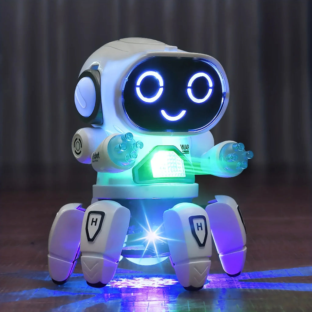 Smart Dancing Robot Toy - Remote Control with Music & Lights