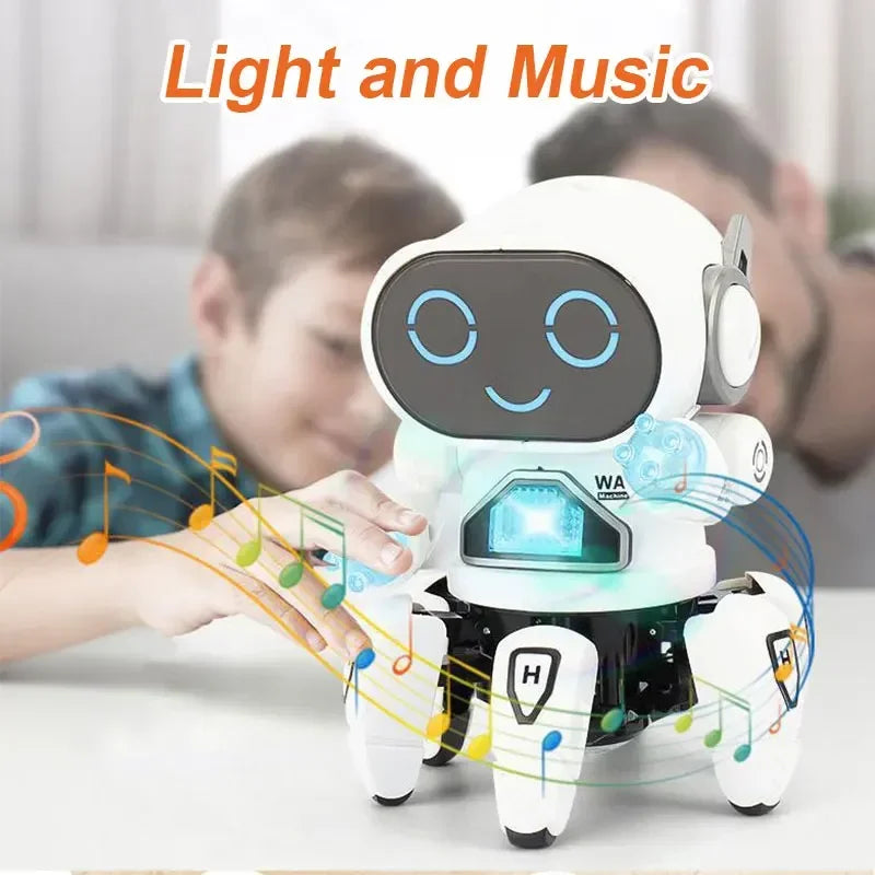 Smart Dancing Robot Toy - Remote Control with Music & Lights