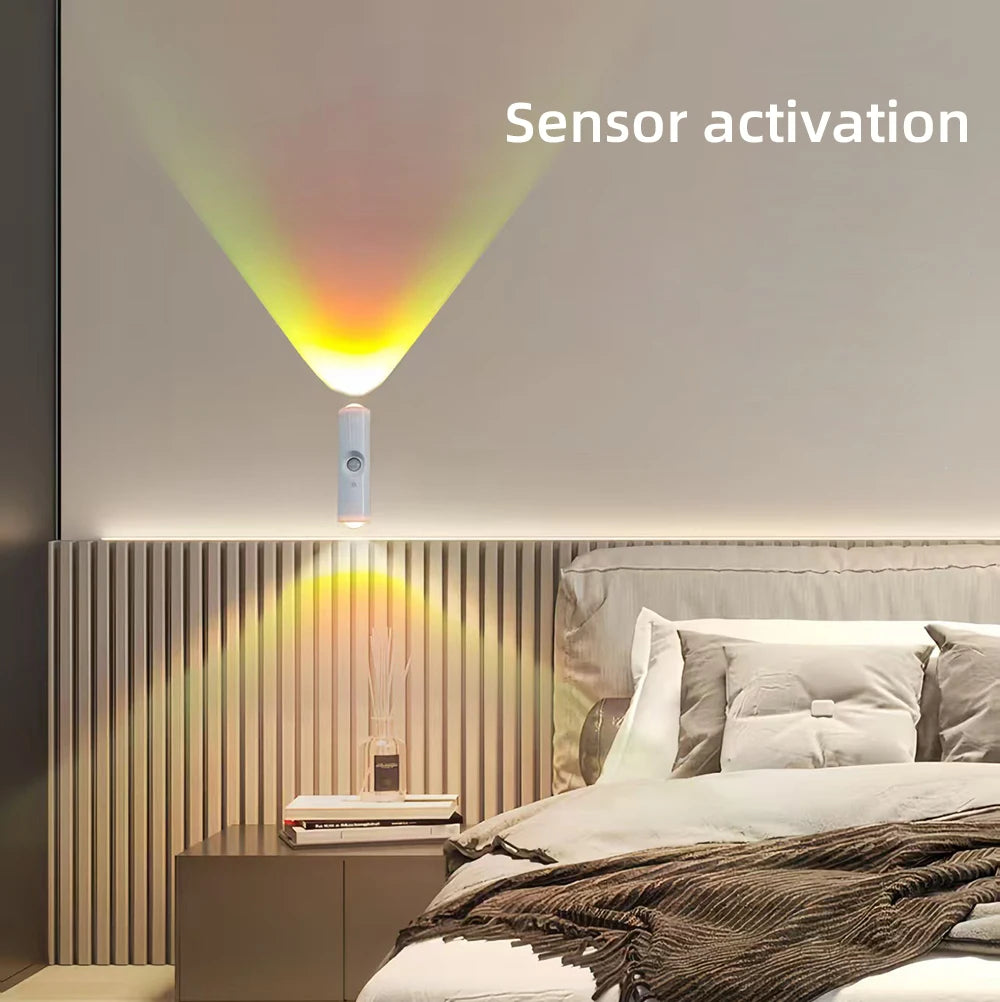 Smart Sensor Night Light - Rechargeable Wall Light with Dimming