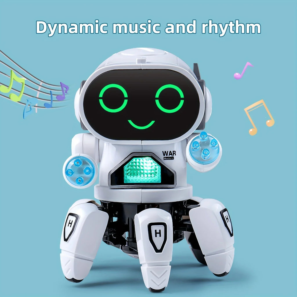 Smart Dancing Robot Toy - Remote Control with Music & Lights