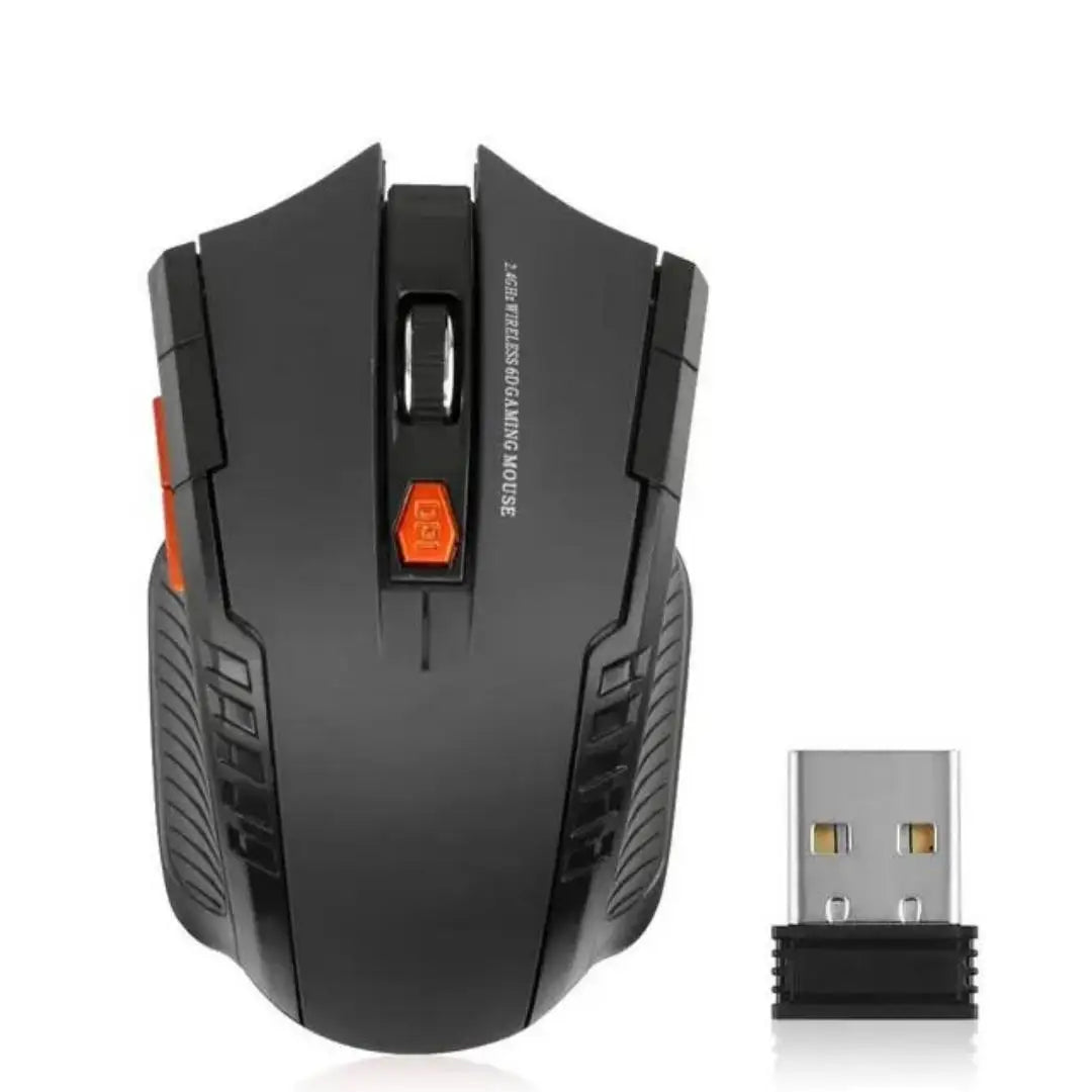 Wireless Gaming Mouse - 1600 DPI, 6 Buttons, 2.4G USB