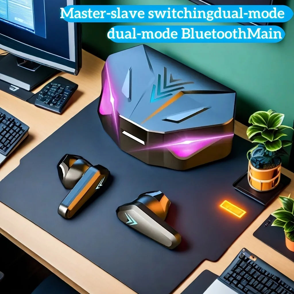 X15 Wireless Bluetooth Earbuds with LED Display – Gaming Style & Clear Sound