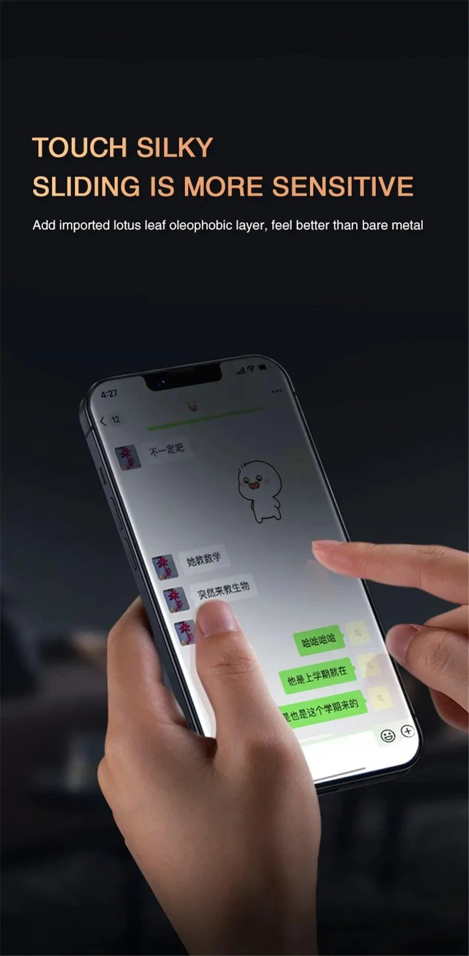 Privacy Screen Protector for iPhone - Anti-Spy Glass (1-5 Pack)