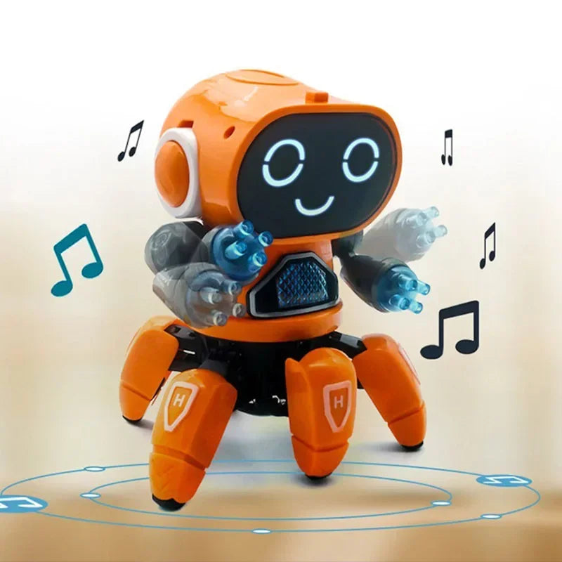 Smart Dancing Robot Toy - Remote Control with Music & Lights