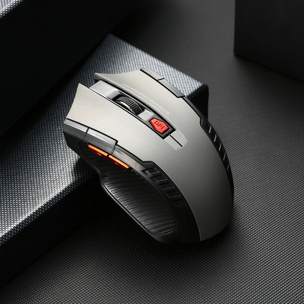 Wireless Gaming Mouse - 1600 DPI, 6 Buttons, 2.4G USB