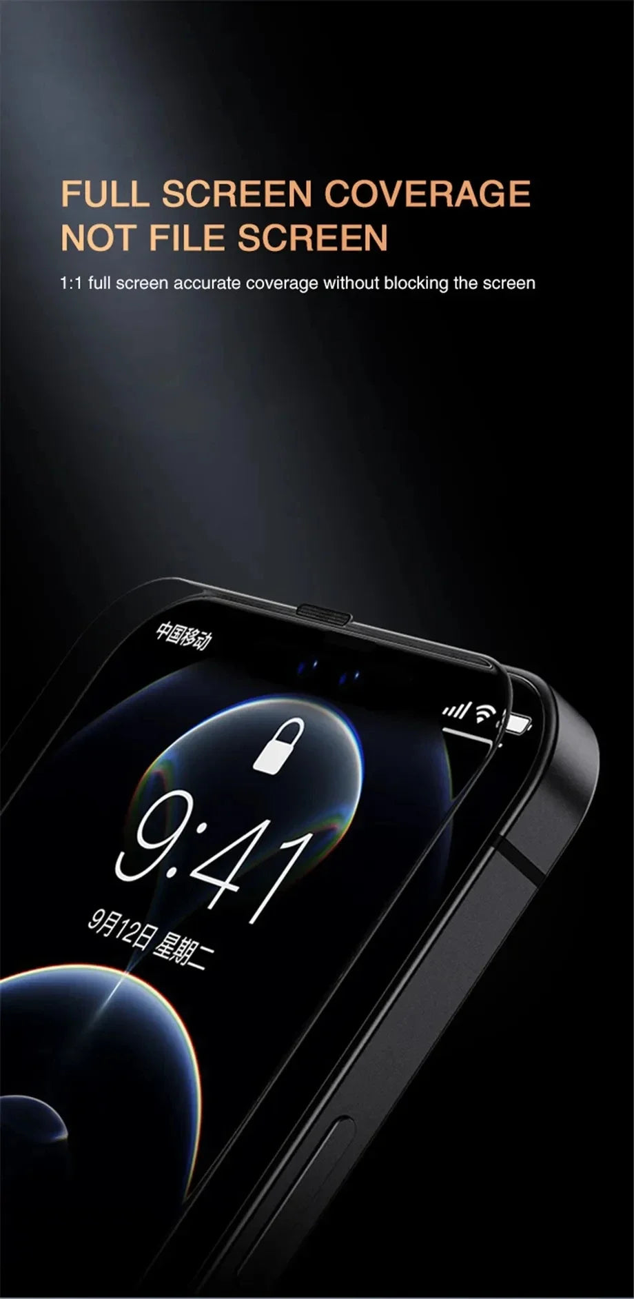 Privacy Screen Protector for iPhone - Anti-Spy Glass (1-5 Pack)