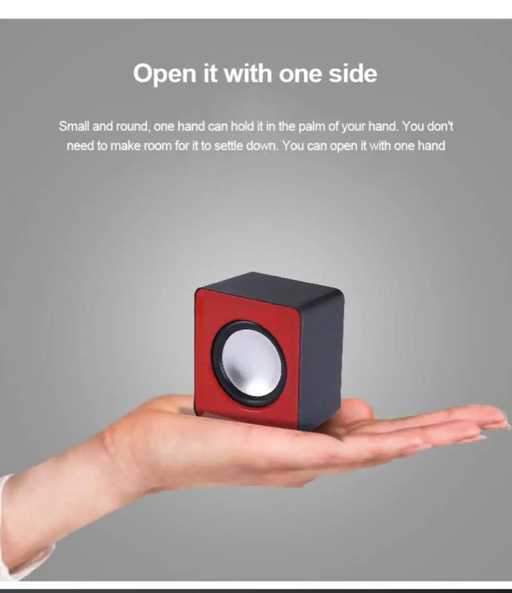 Mini USB Computer Speakers - Stereo Sound Speaker for Laptop, Desktop & PC