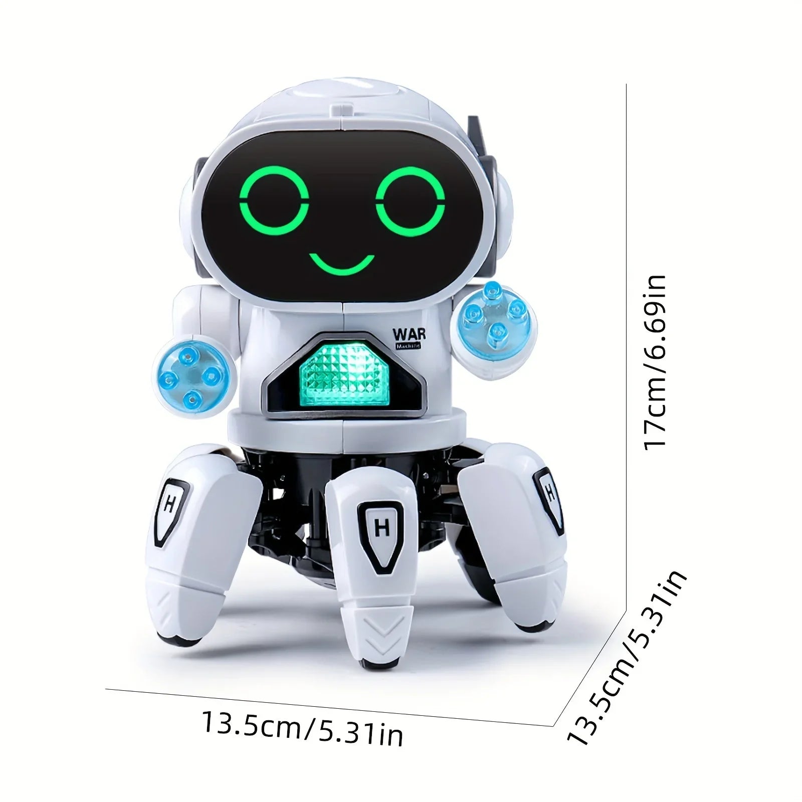 Smart Dancing Robot Toy - Remote Control with Music & Lights