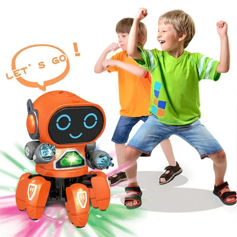 Smart Dancing Robot Toy - Remote Control with Music & Lights