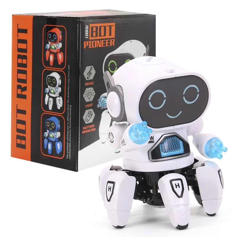 Smart Dancing Robot Toy - Remote Control with Music & Lights