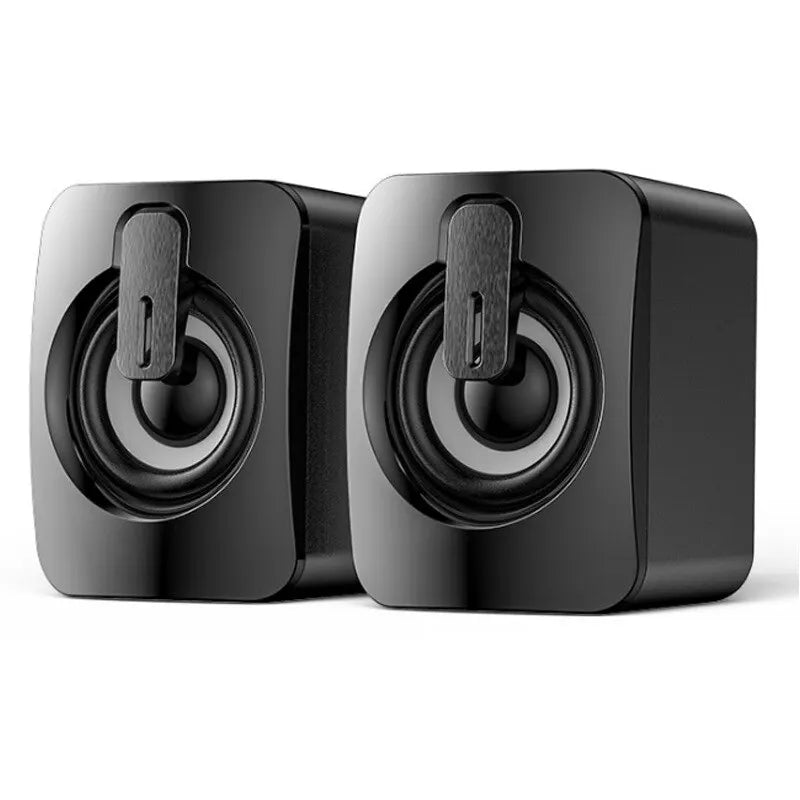 Minicomputer Speakers - HiFi Stereo with LED Light & 3.5mm Plug