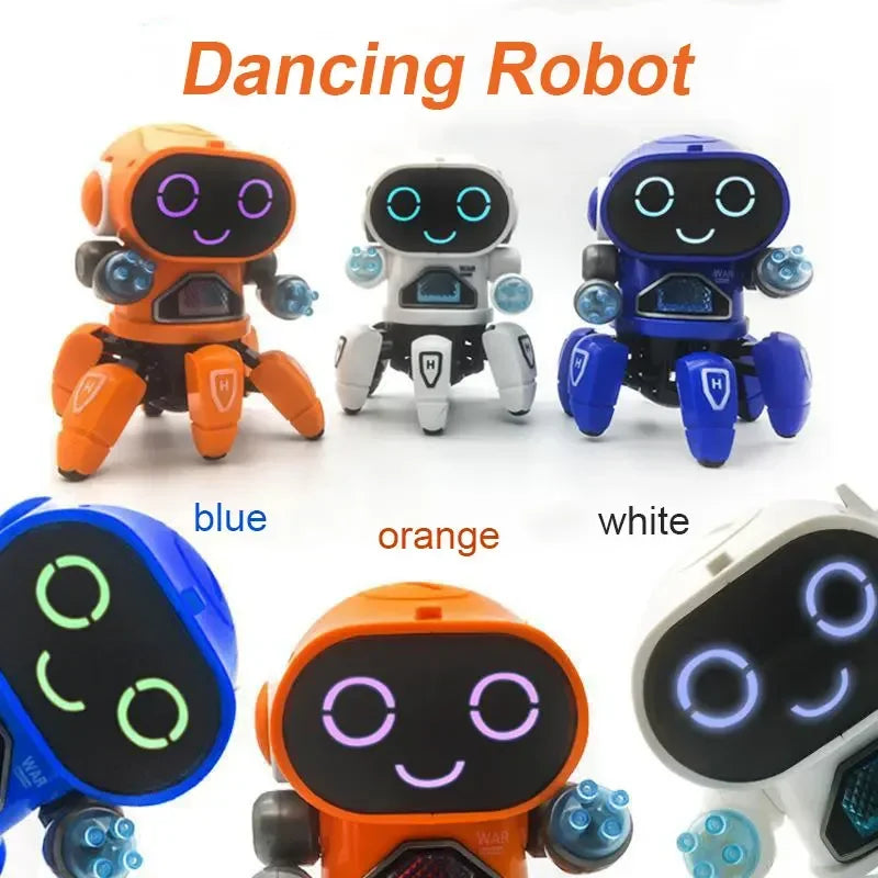 Smart Dancing Robot Toy - Remote Control with Music & Lights