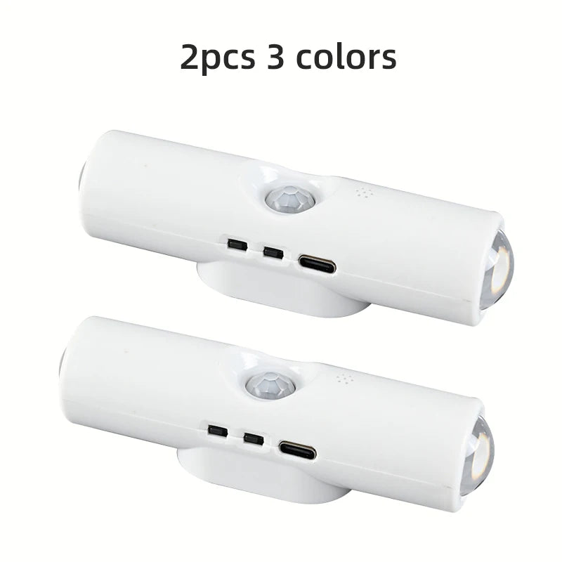 Smart Sensor Night Light - Rechargeable Wall Light with Dimming