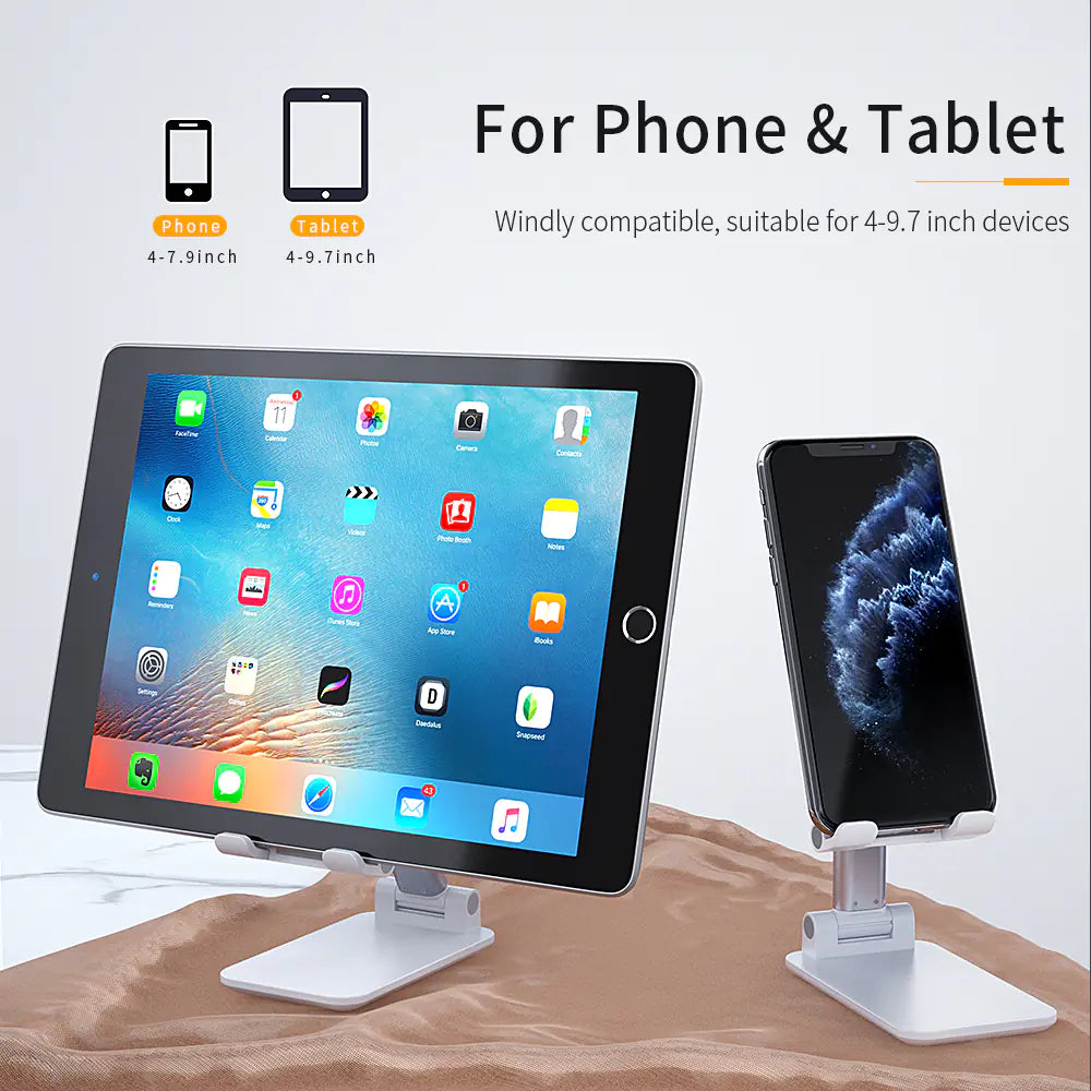 Adjustable Phone Stand for Desk & Bed