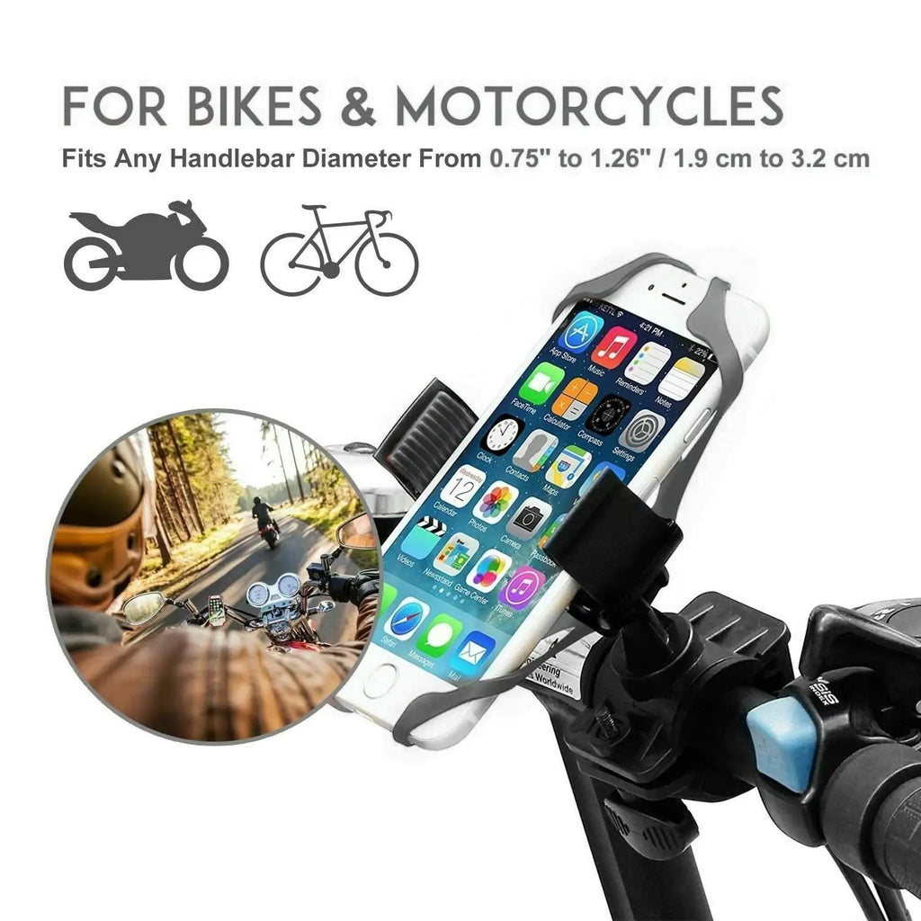 Universal Bike Phone Mount - Adjustable & Secure Holder